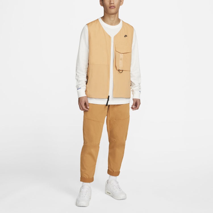 Nike Sportswear Tech Pack Unlined Vest 'Brown' DM5535-737 - 3