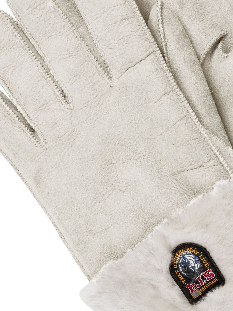 PARAJUMPERS shearling-cuff gloves outlook