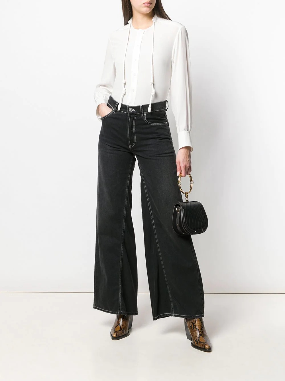 drawstring detail blouse - 2