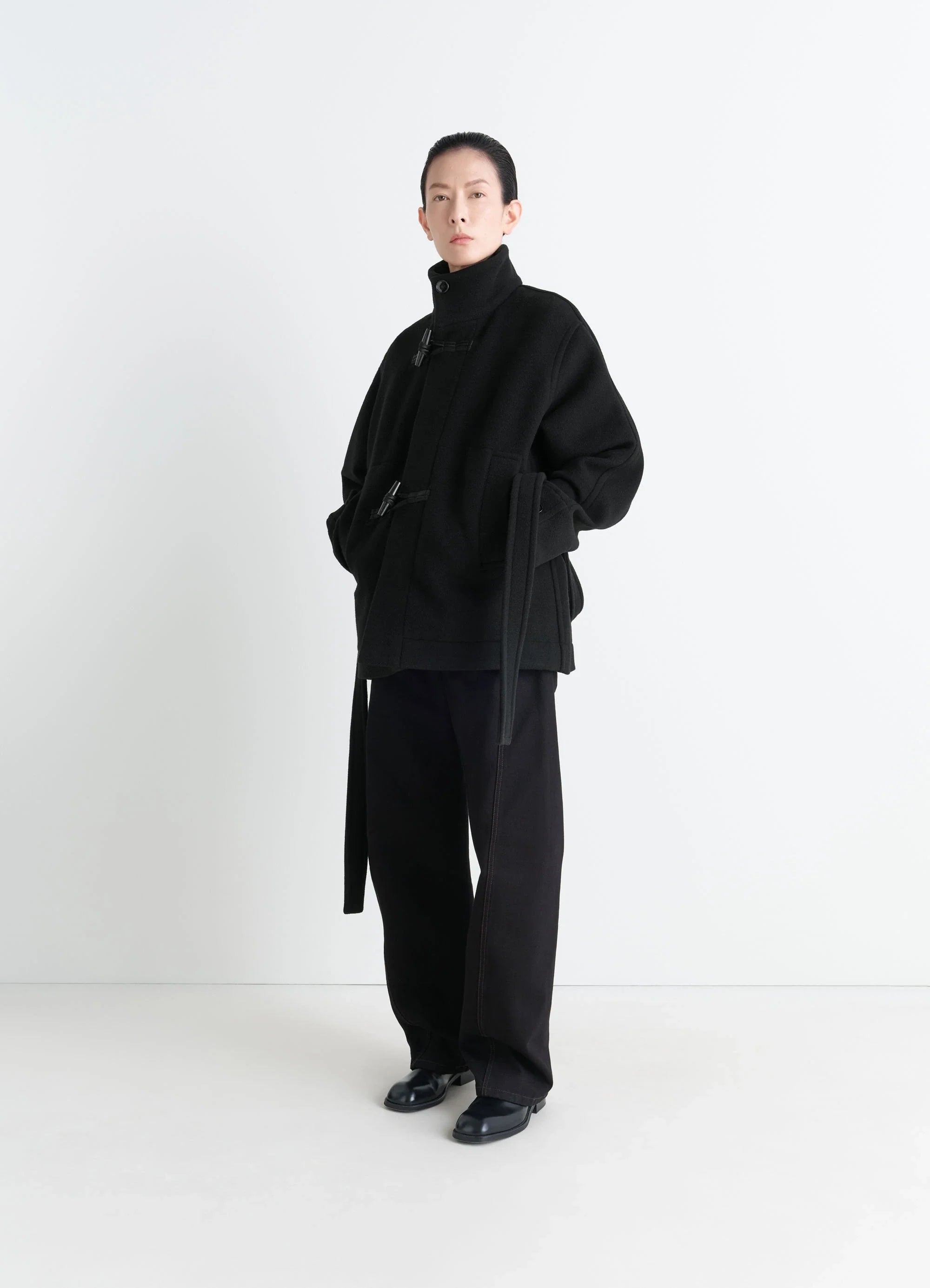 SHORT DUFFLE COAT - 4