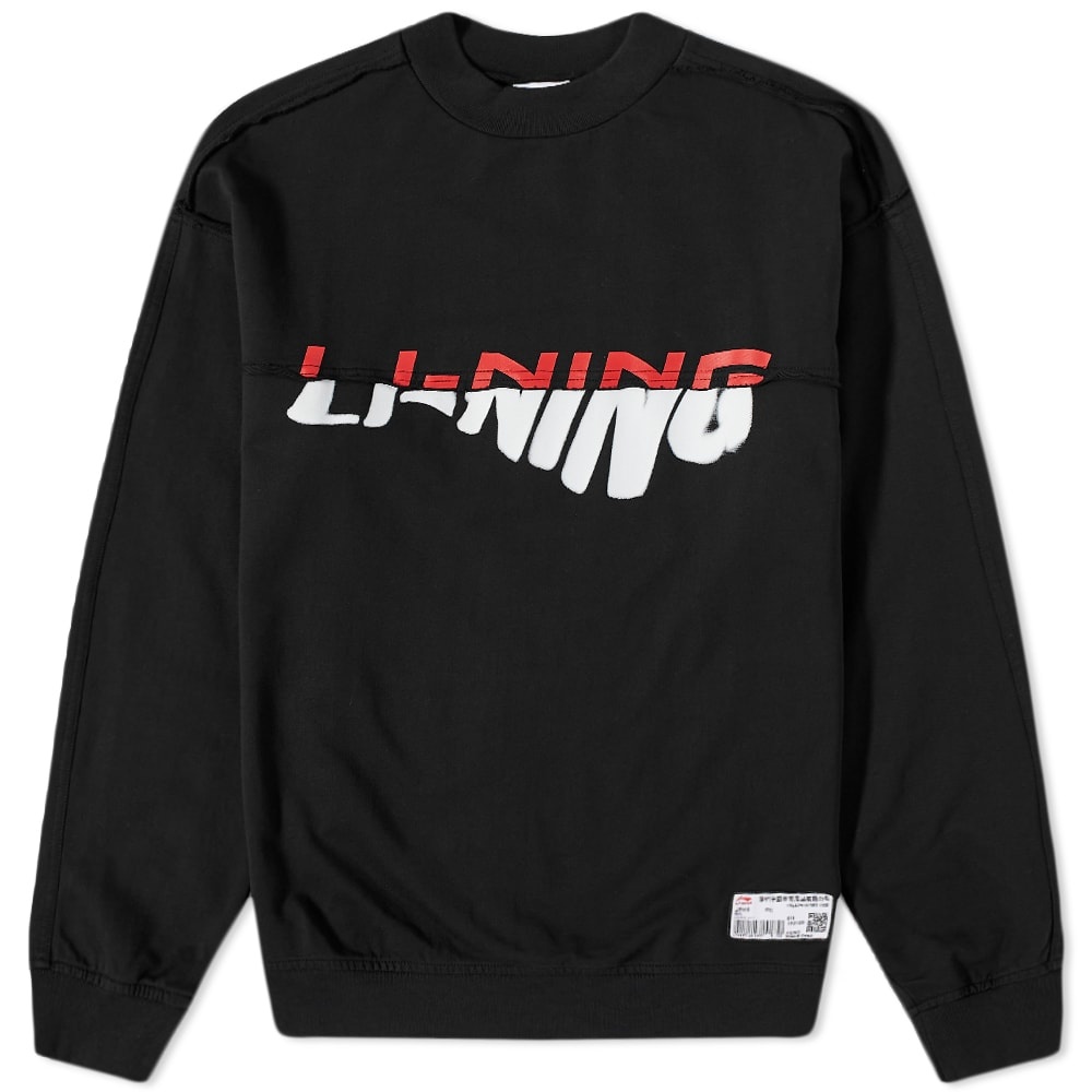 Li-Ning Mock Neck Logo Sweat - 1