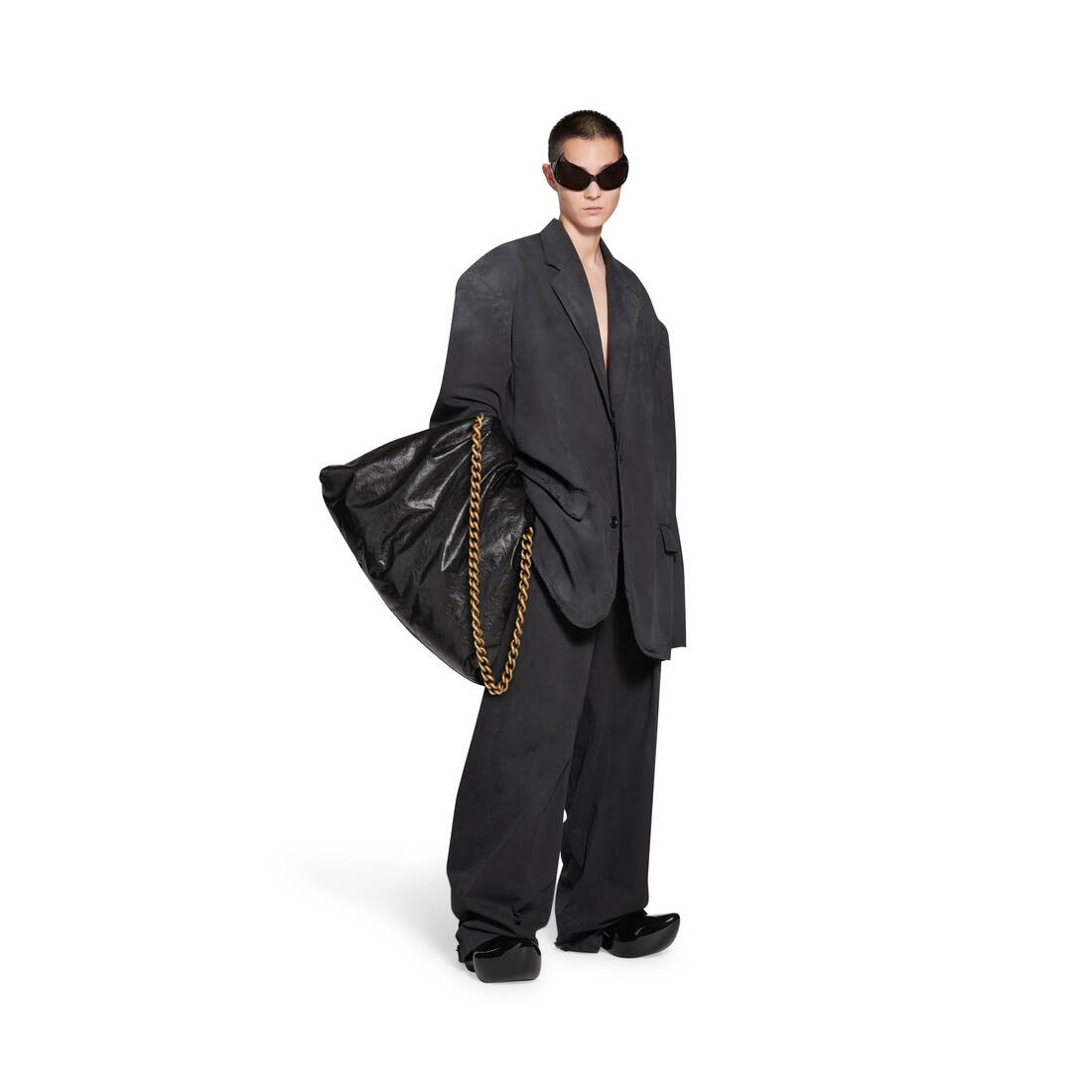 Puffer Large Bag in Black - 3