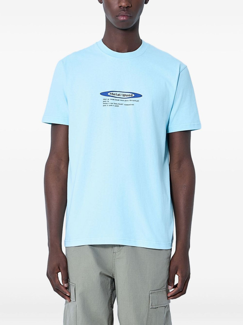 logo-print T-shirt 1