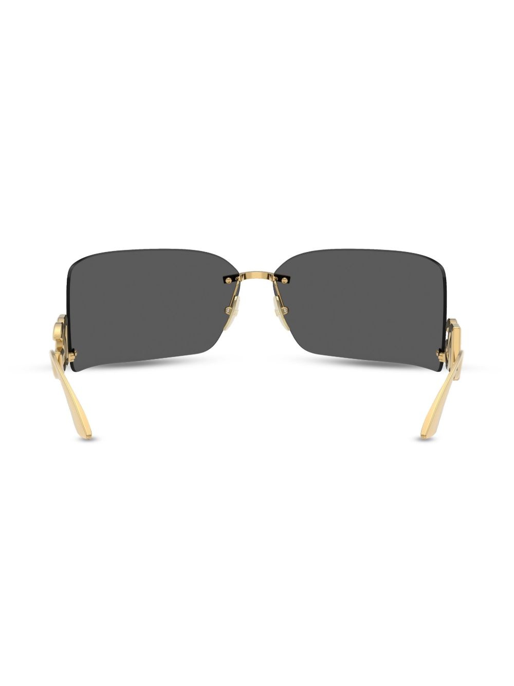 logo-plaque sunglasses - 4