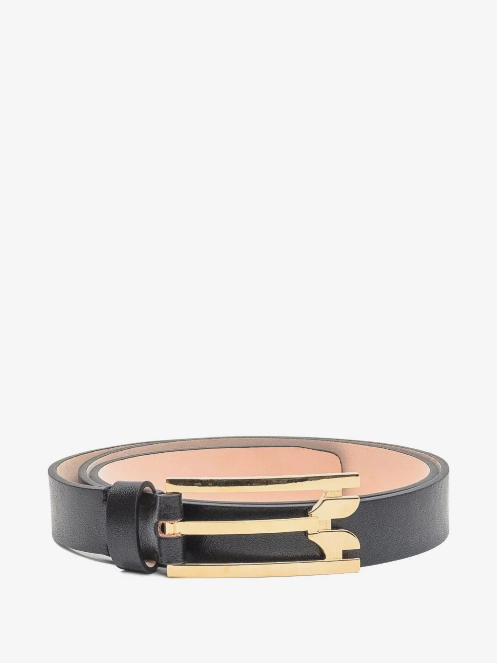 logo-buckle belt - 1