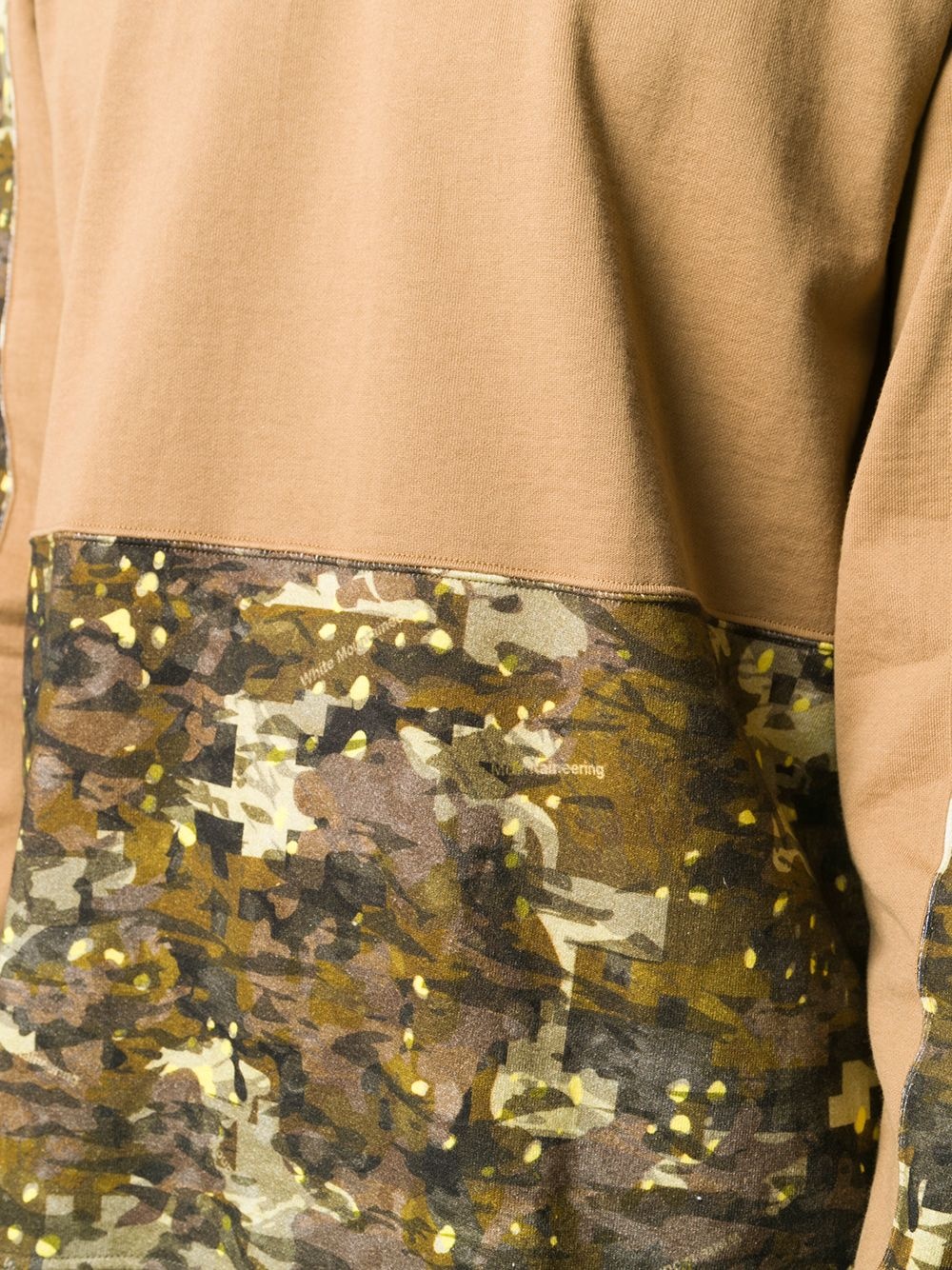 camouflage colour-block sweatshirt - 5