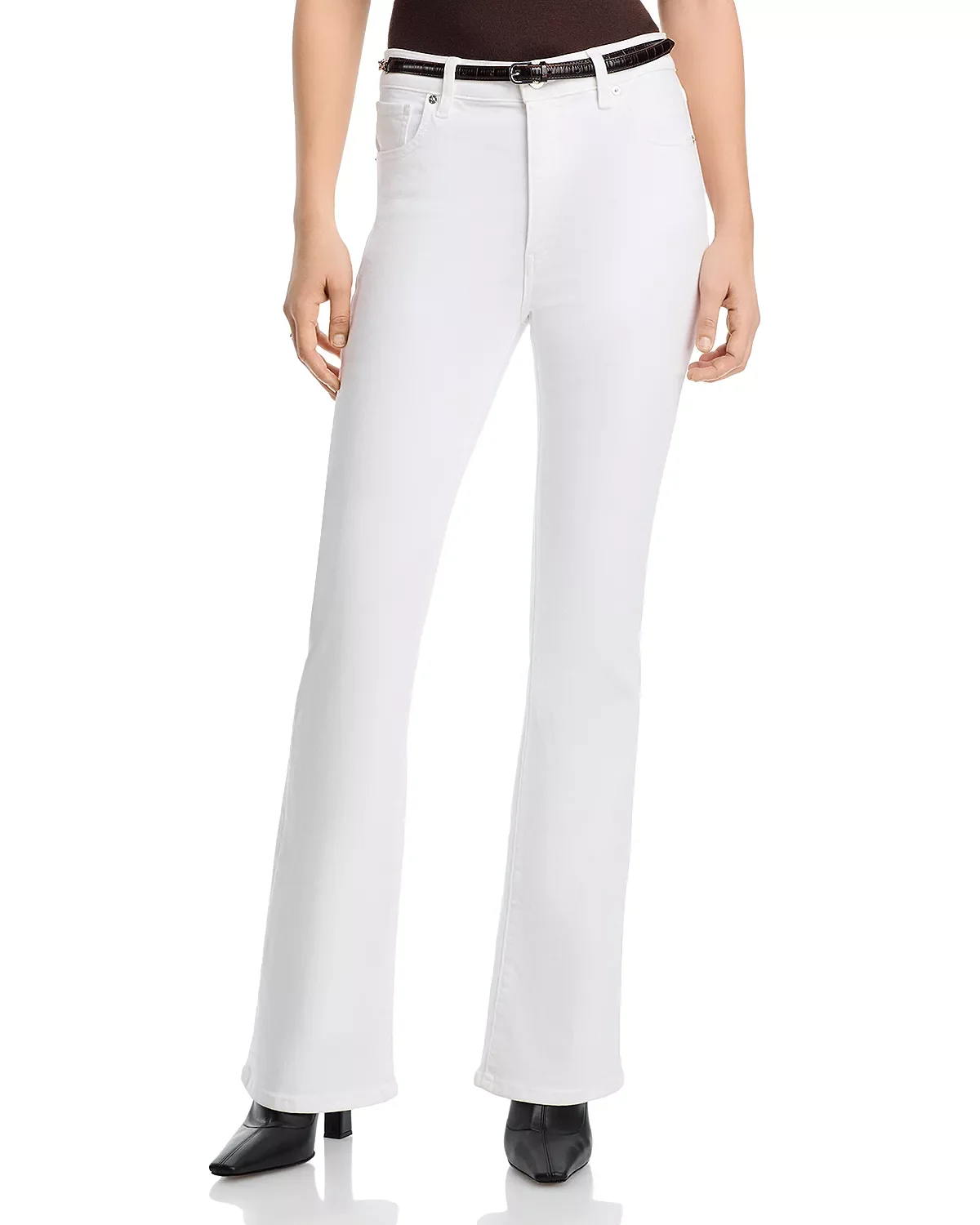 The Reboot High Rise Jeans in White - 1