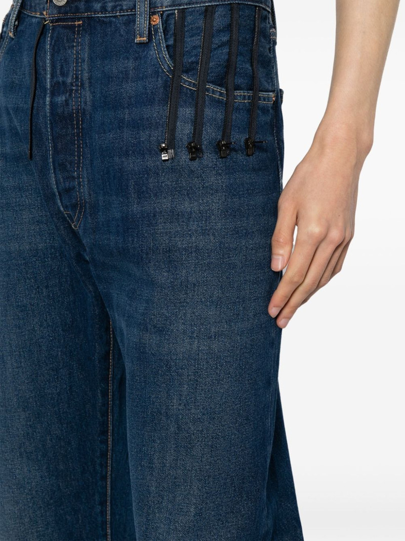 x Levi's zip-detail cotton jeans 6