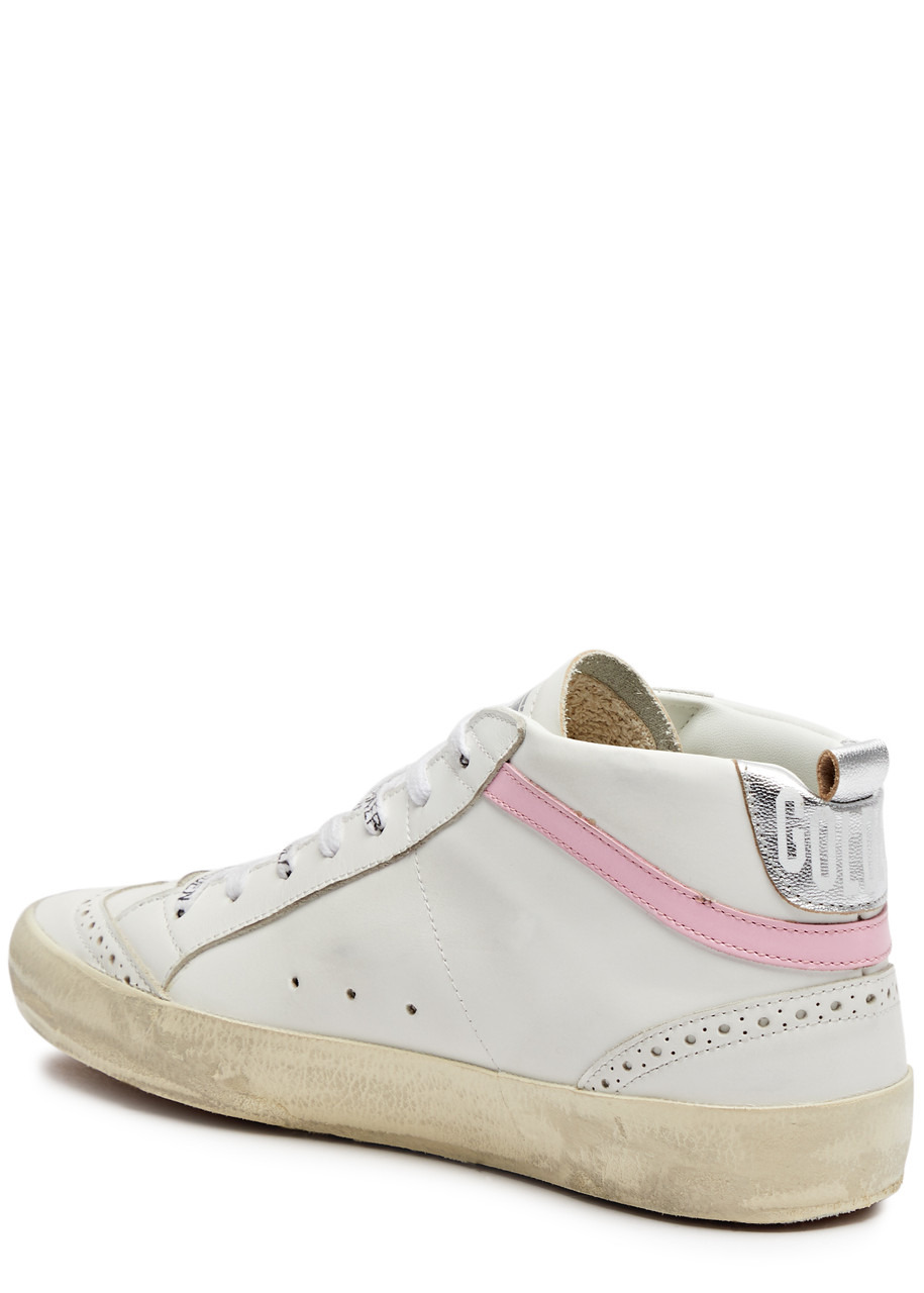 Mid Star distressed leather sneakers - 2