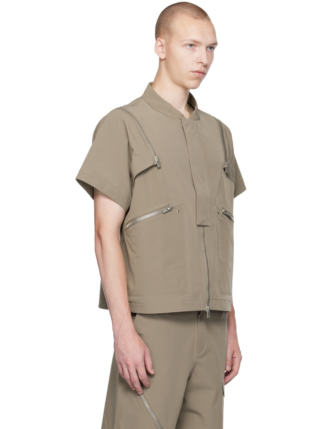 Khaki Anophyte Technical Vest - 2