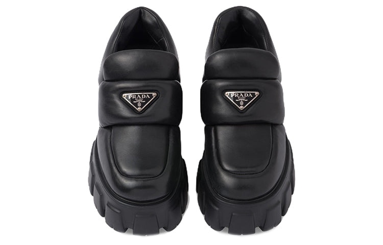 (WMNS) PRADA Soft Padded Nappa Leather Loafers 'Black' 1D125N_2DL8_F0002_F_055 - 4