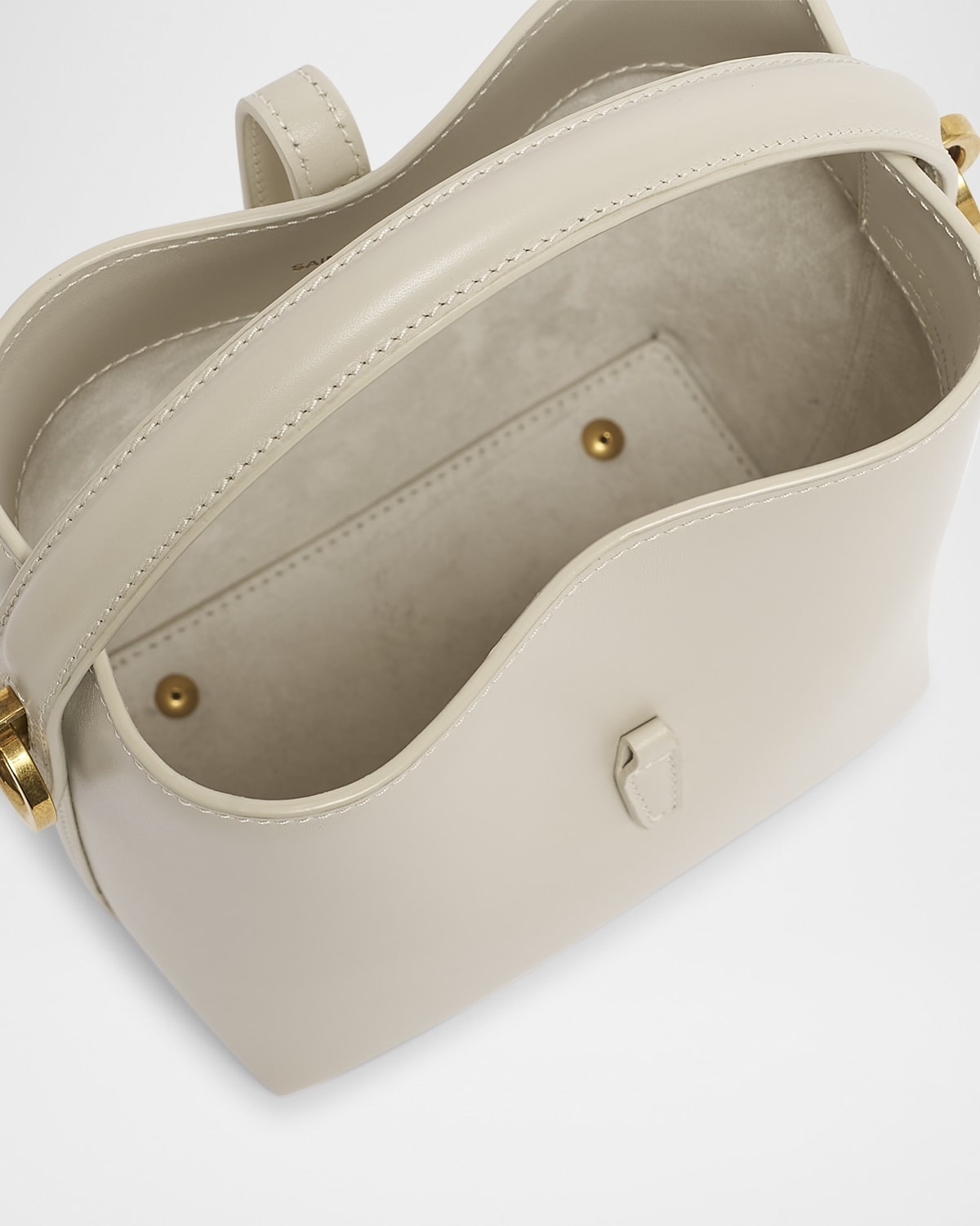 Le 37 Mini YSL Bucket Bag in Smooth Leather - 4