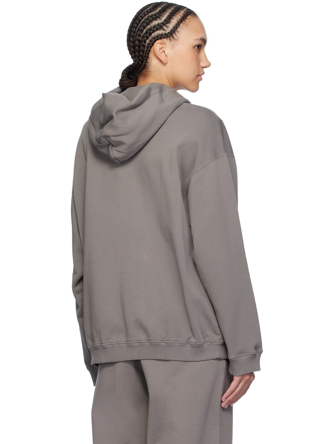Taupe Safety Pin Hoodie - 3
