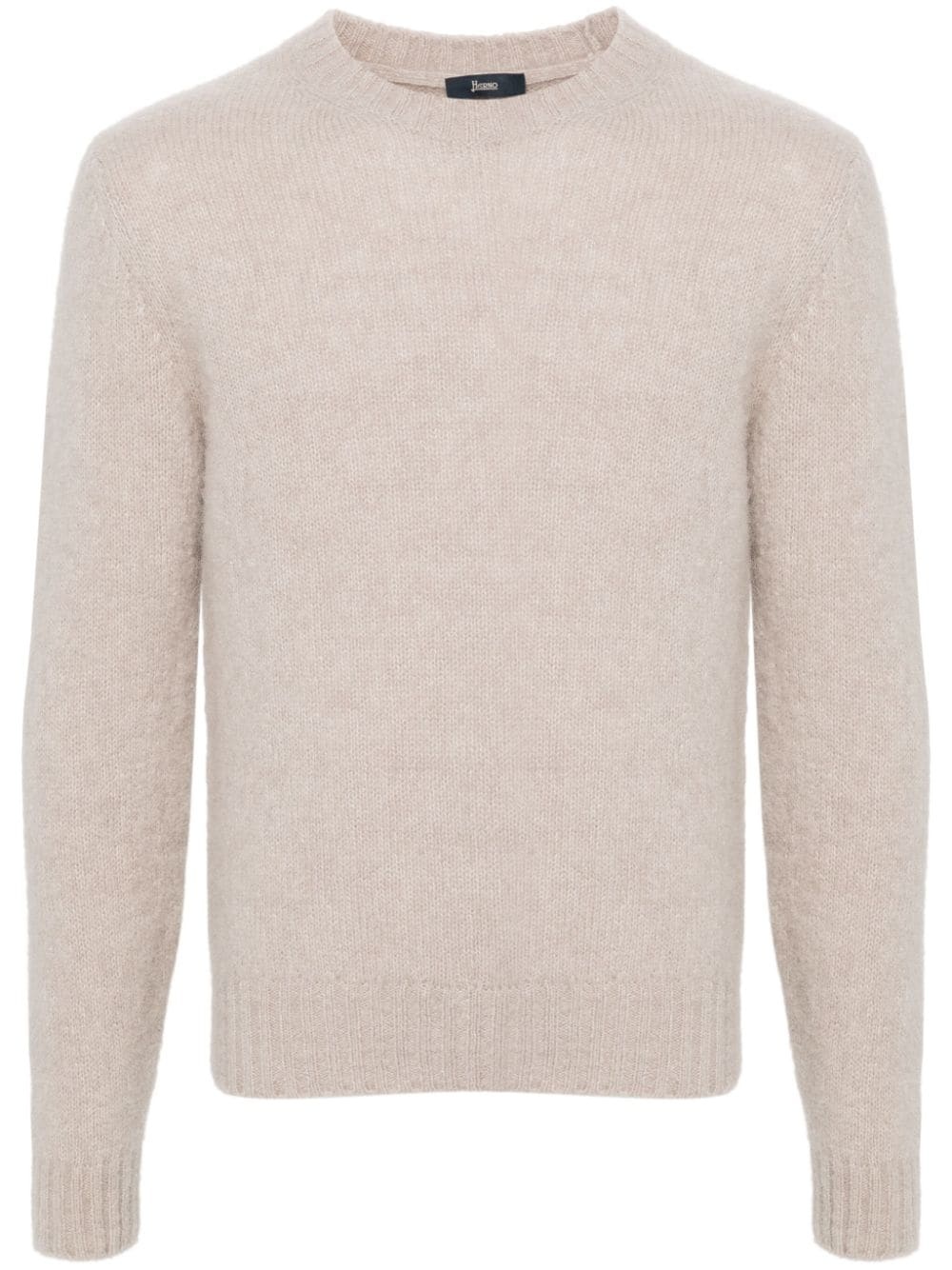 brushed-finish sweater - 1