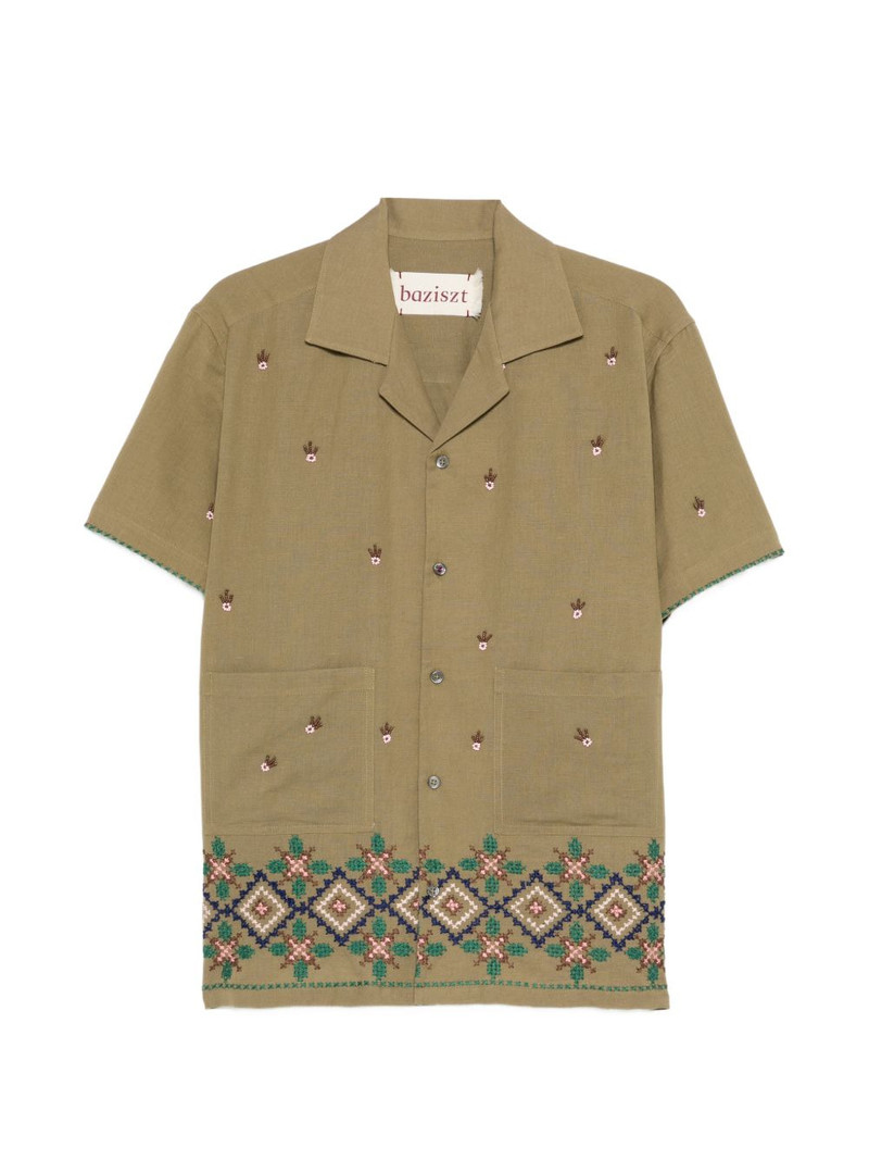 hem-embroidered shirt 1