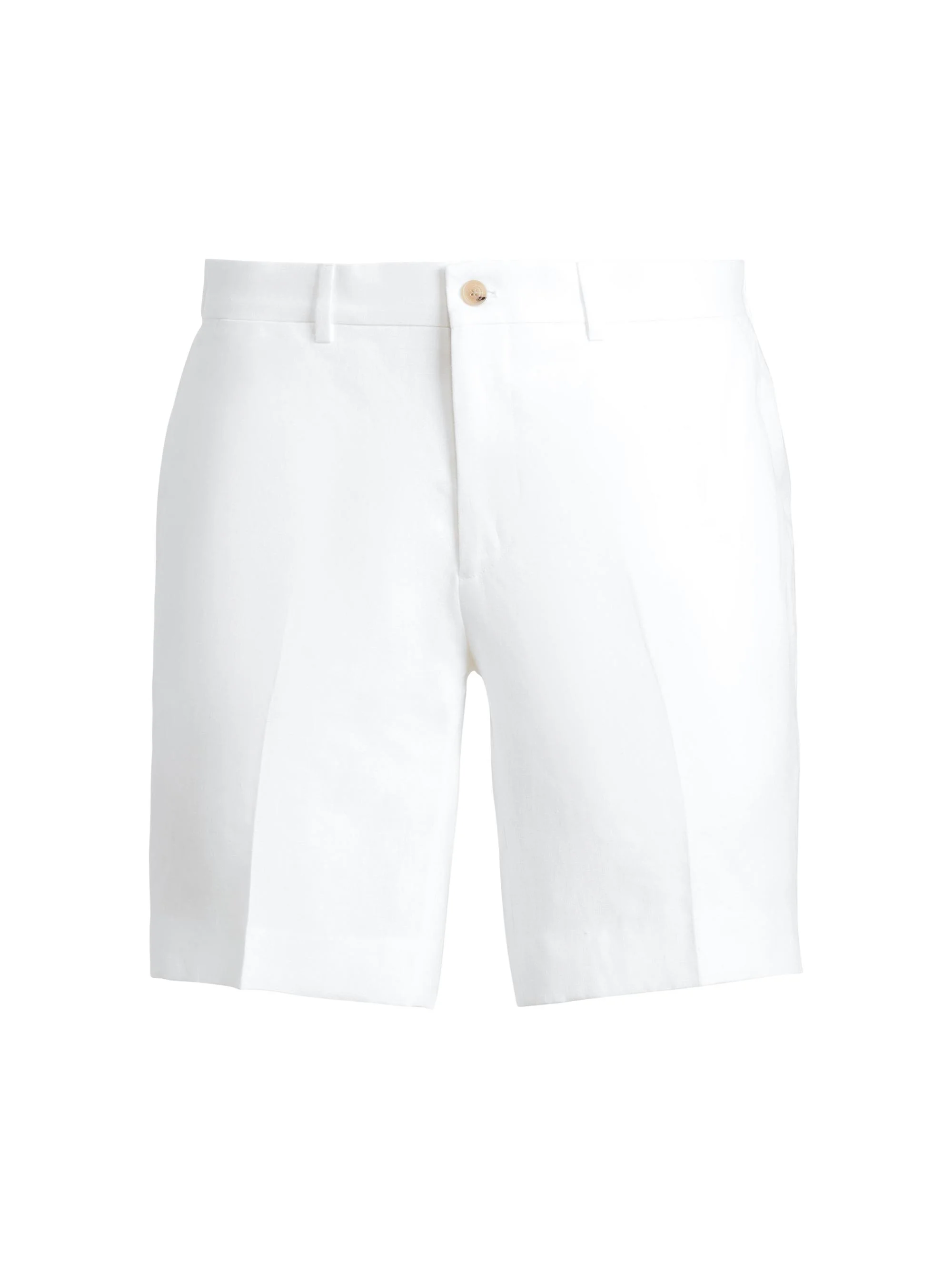 Men's Gregory Hand-Tailored Linen Shorts - Optic White - 1