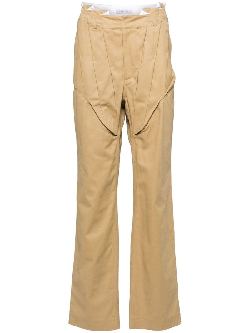 gathered corset slacks 1