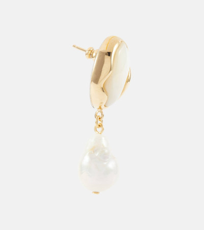 Chloé Sybil baroque faux pearl earrings outlook