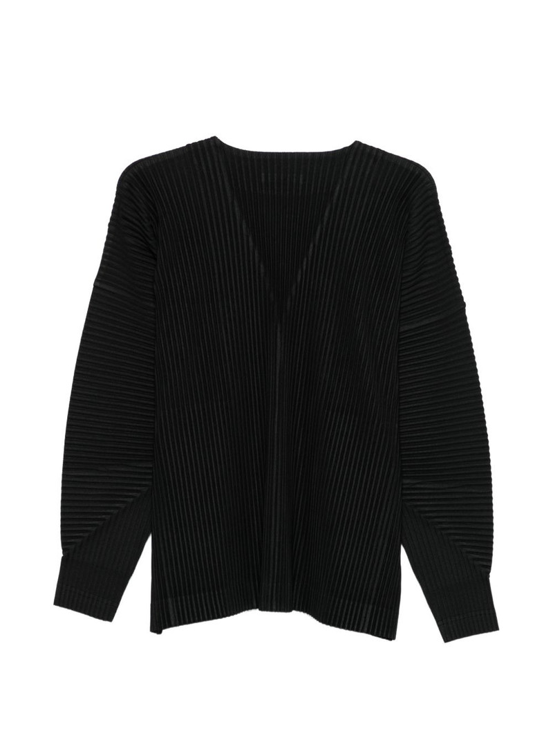 ISSEY MIYAKE pleated button jacket outlook
