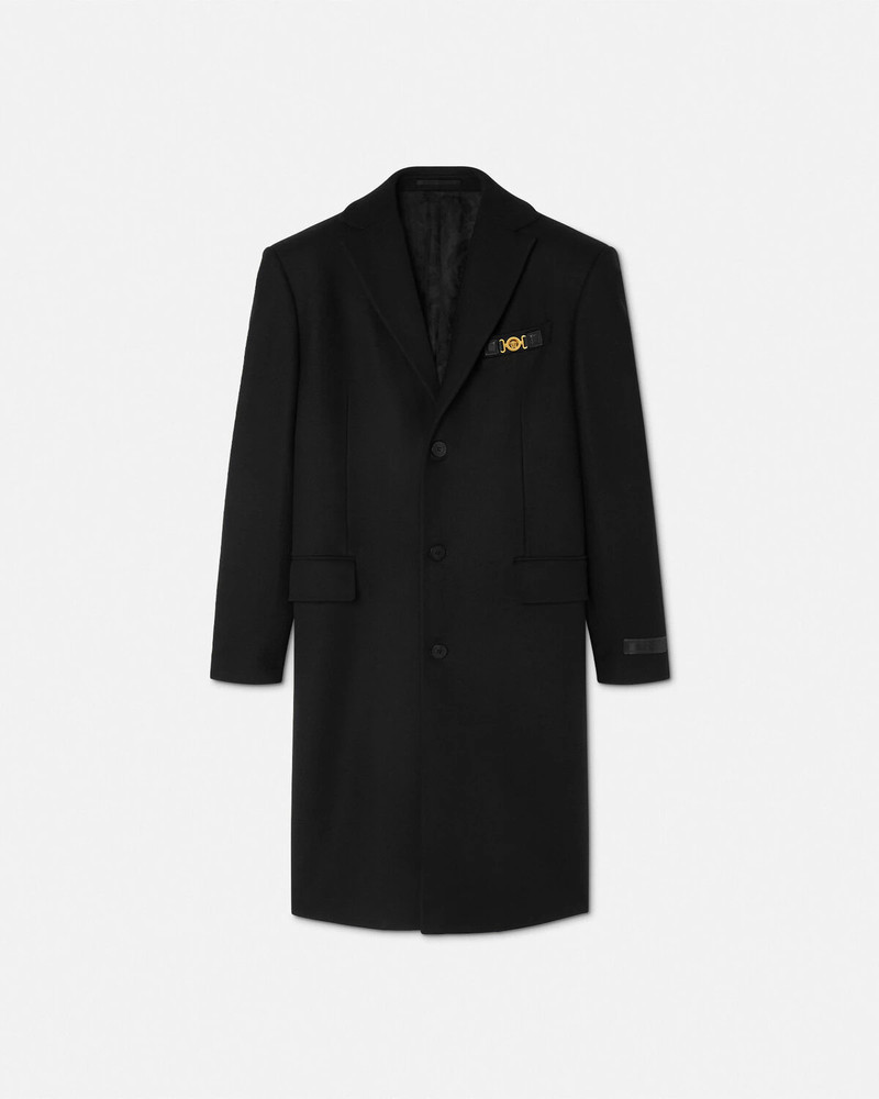 Wool Single-Breasted Coat 1