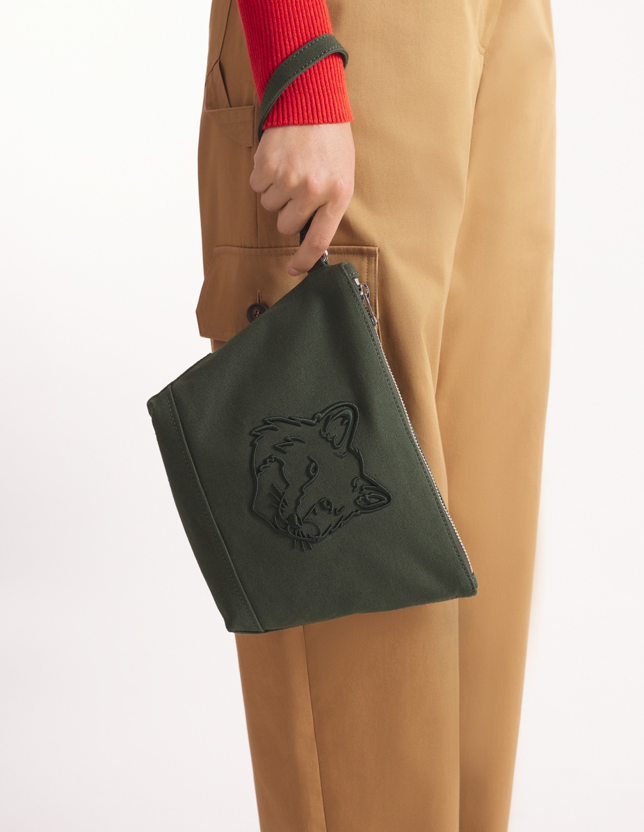 FOX HEAD ZIPPED POUCH - 2