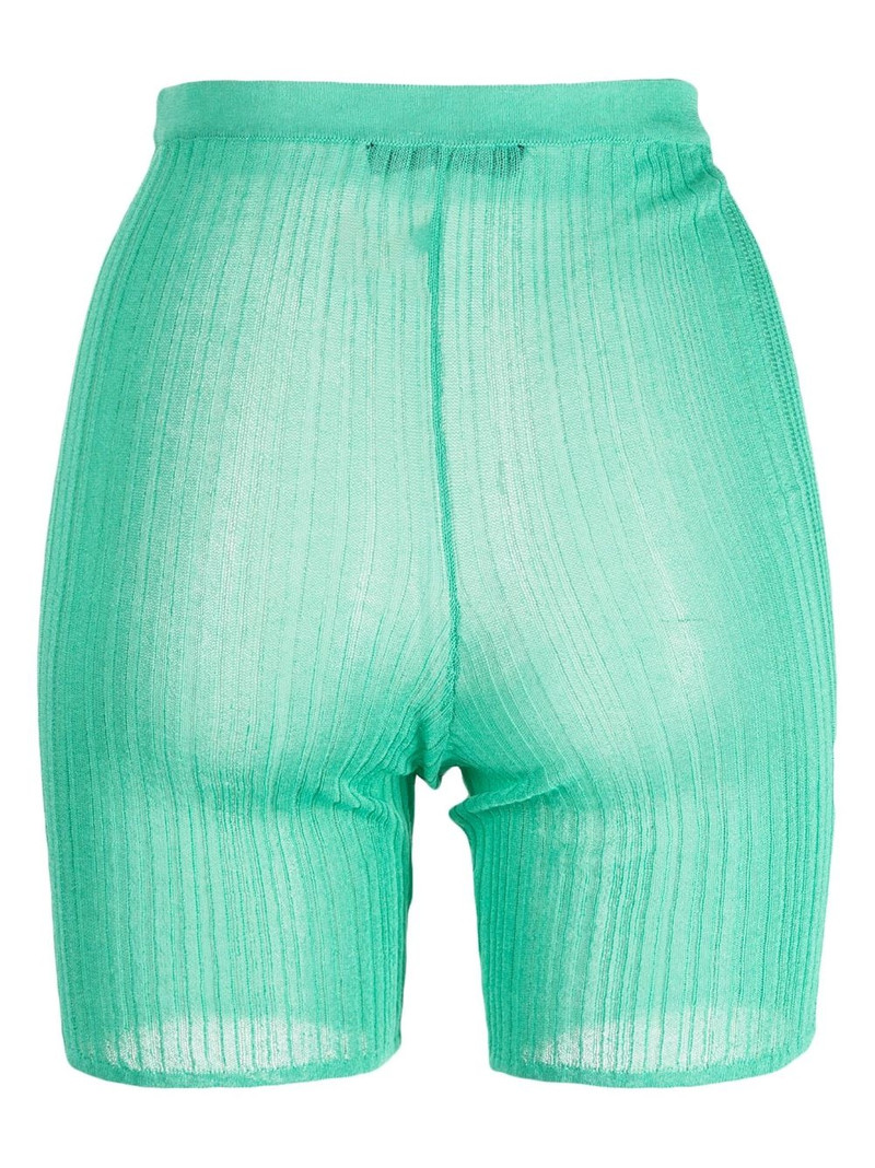 MARCO RAMBALDI fine-knit high-waisted shorts outlook