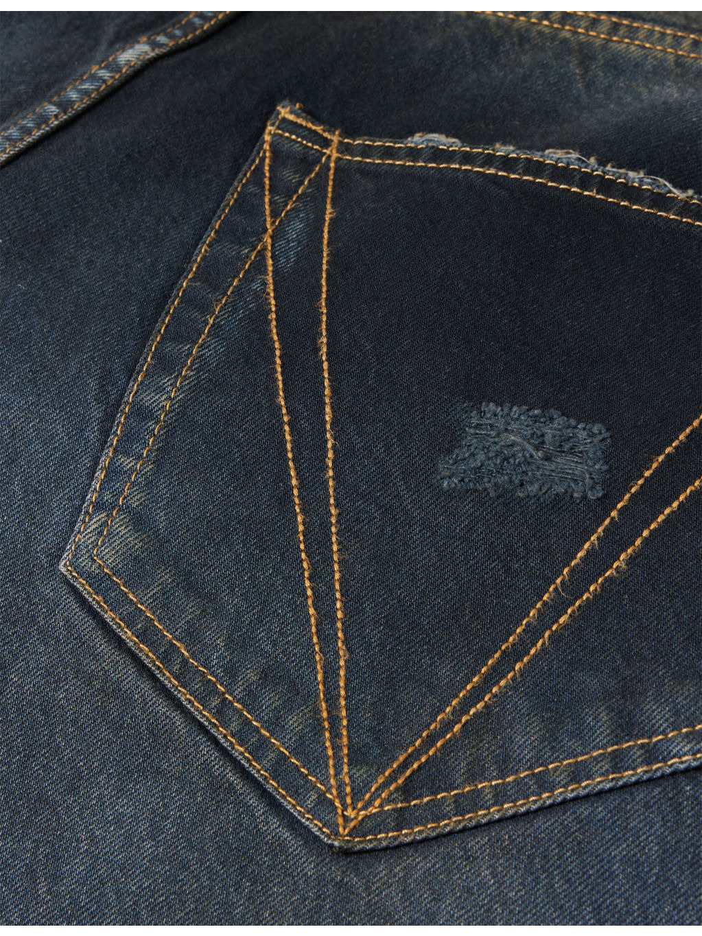 Distressed Baggy-Fit Denim Jeans - 6