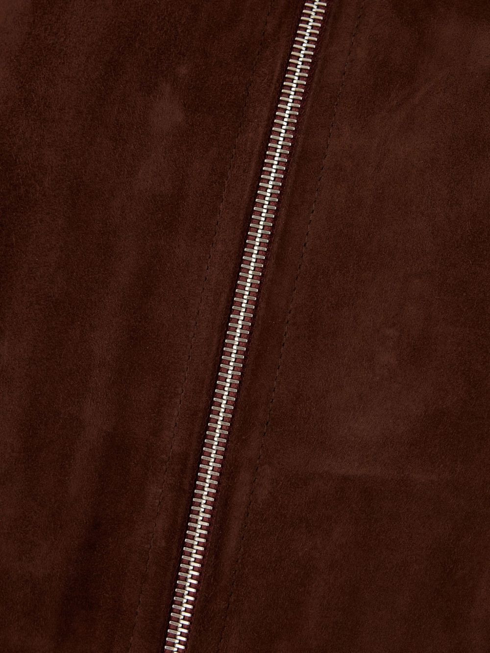 suede zip-fastening jacket - 3