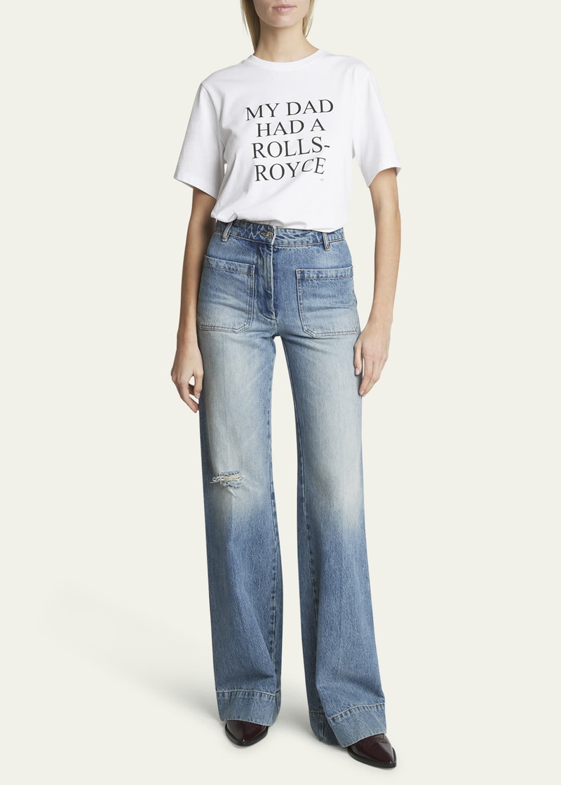 Victoria Beckham Alina Straight-Leg Jeans outlook