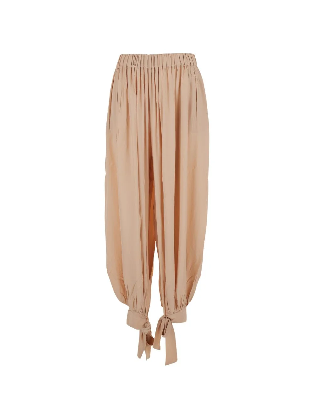 Noor tie-cuff gathered trousers - 1