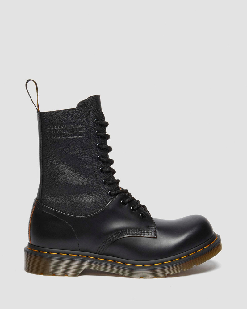 1490 / 1461 MM6 Leather Lace Up Boots - 1
