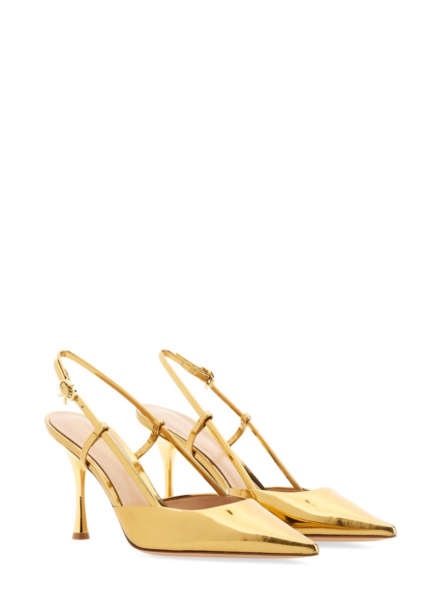 METALLIC LEATHER ASCENT SLINGBACK - 2