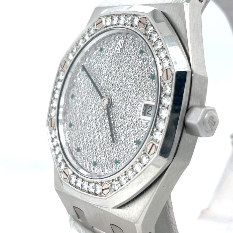 Pre-owned Audemars Piguet Royal Oak Diamond Diamond Dial Men's Watch 14813PT.ZZ.0789PT.01 - 4