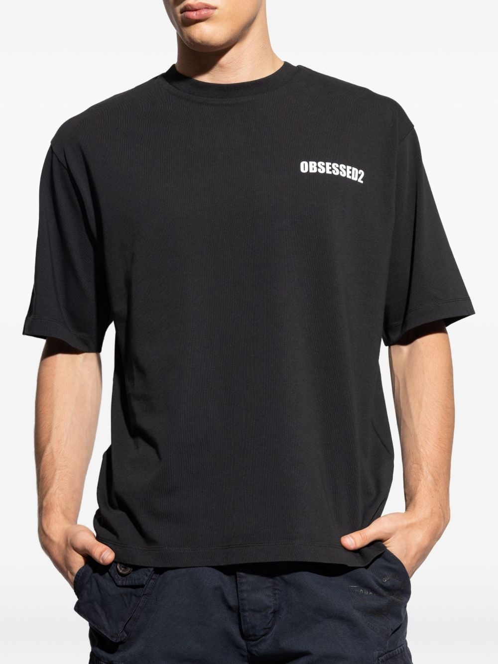 logo-print T-shirt - 3