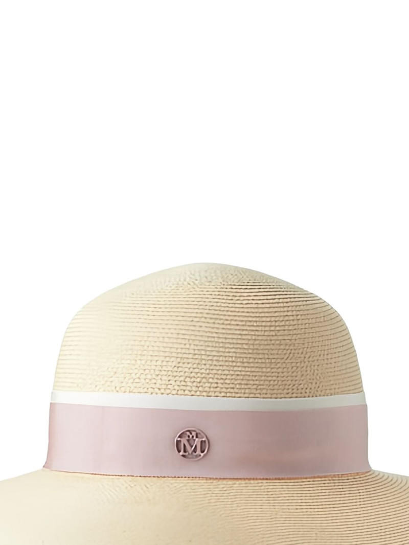 MAISON MICHEL Blanche straw capeline hat outlook