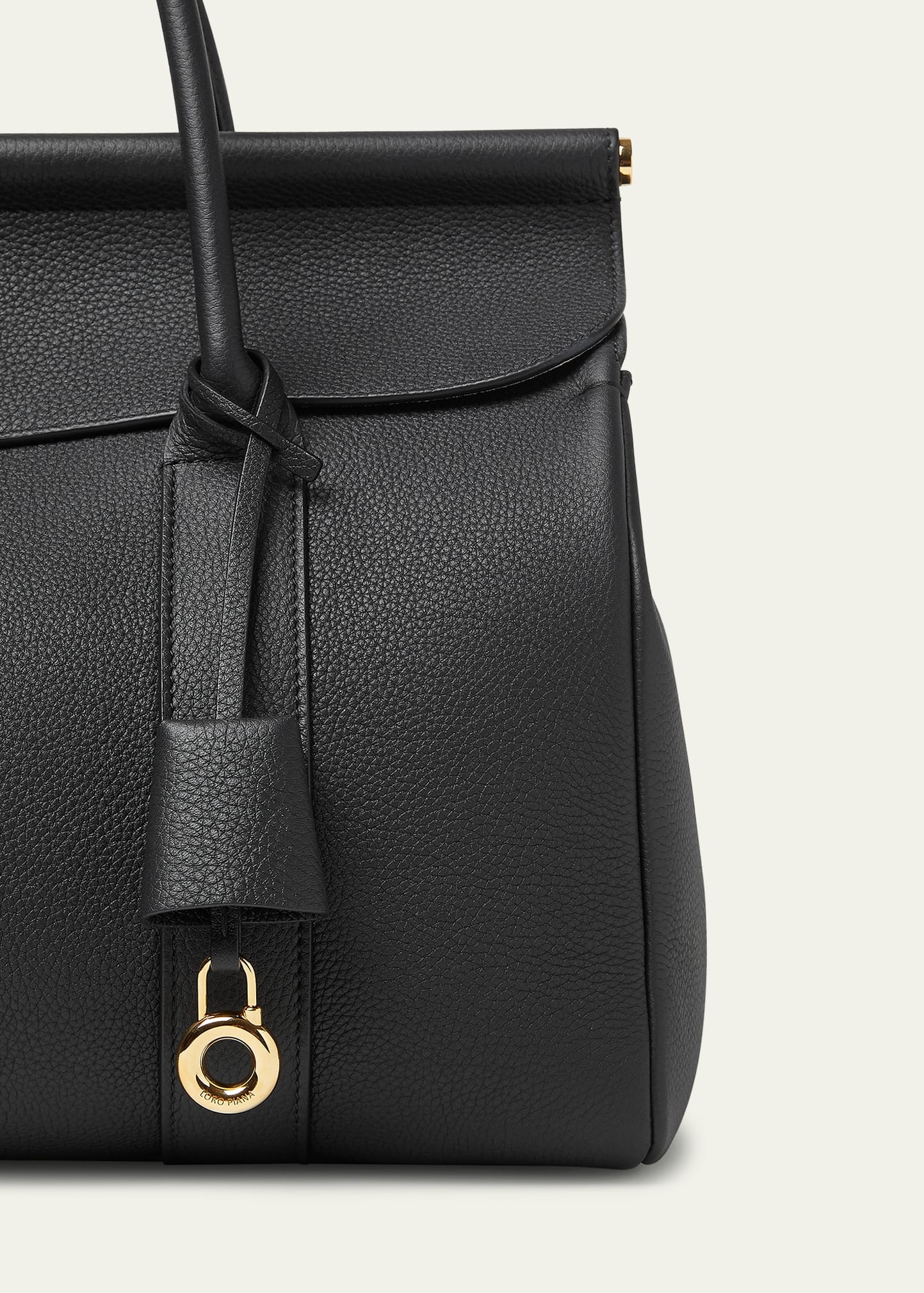 Loom 32 Grained Leather Top-Handle Bag - 5