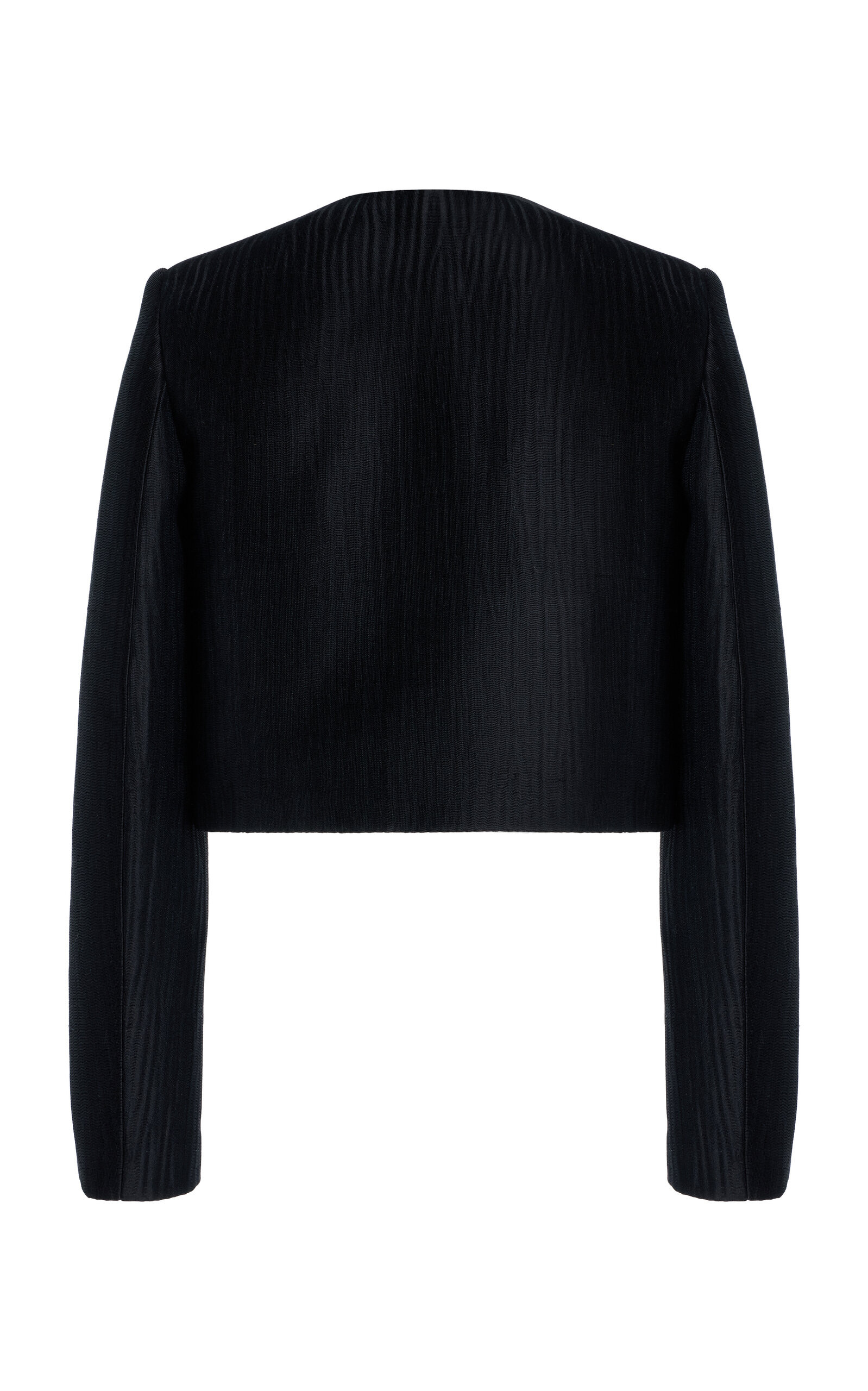 The Ryder Pleated Sponge Silk Jacket black - 3