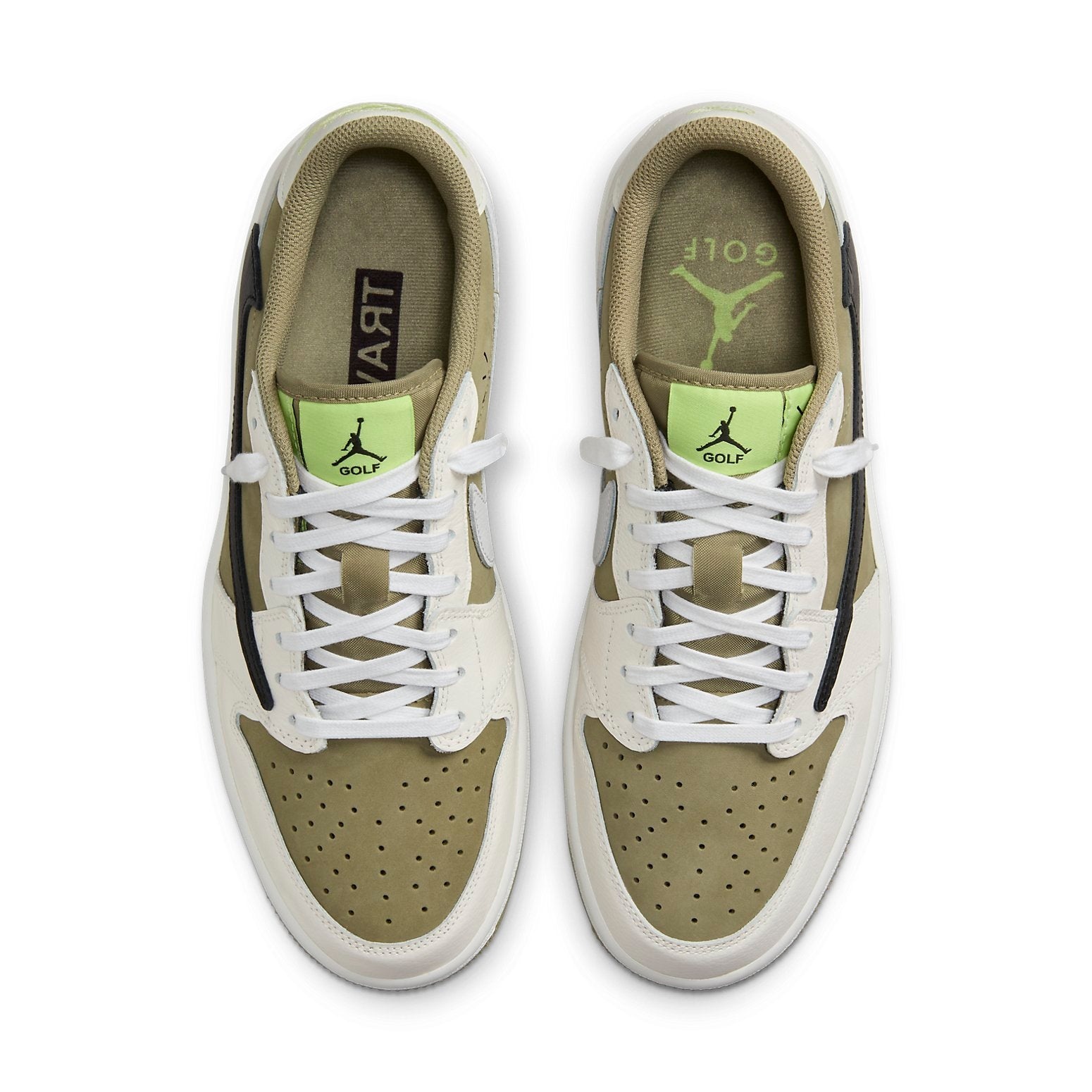 Air Jordan 1 Low Golf x Travis Scott 1 'Olive' FZ3124-200 - 4