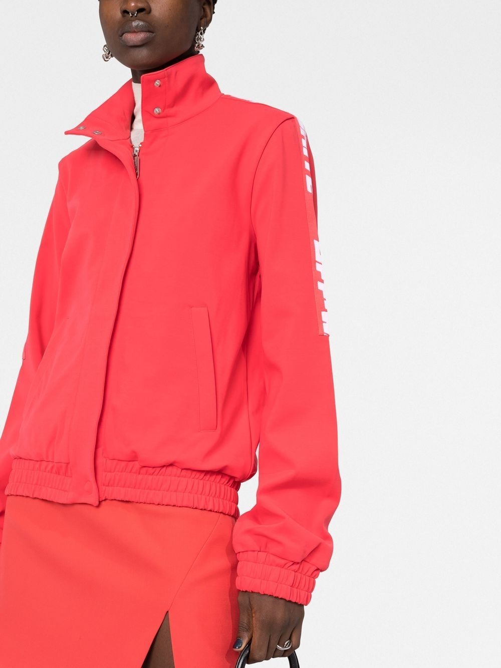 logo strap lightweight jacket - 5