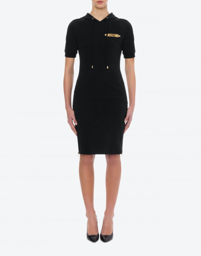 Moschino LETTERING LOGO FLEECE DRESS outlook