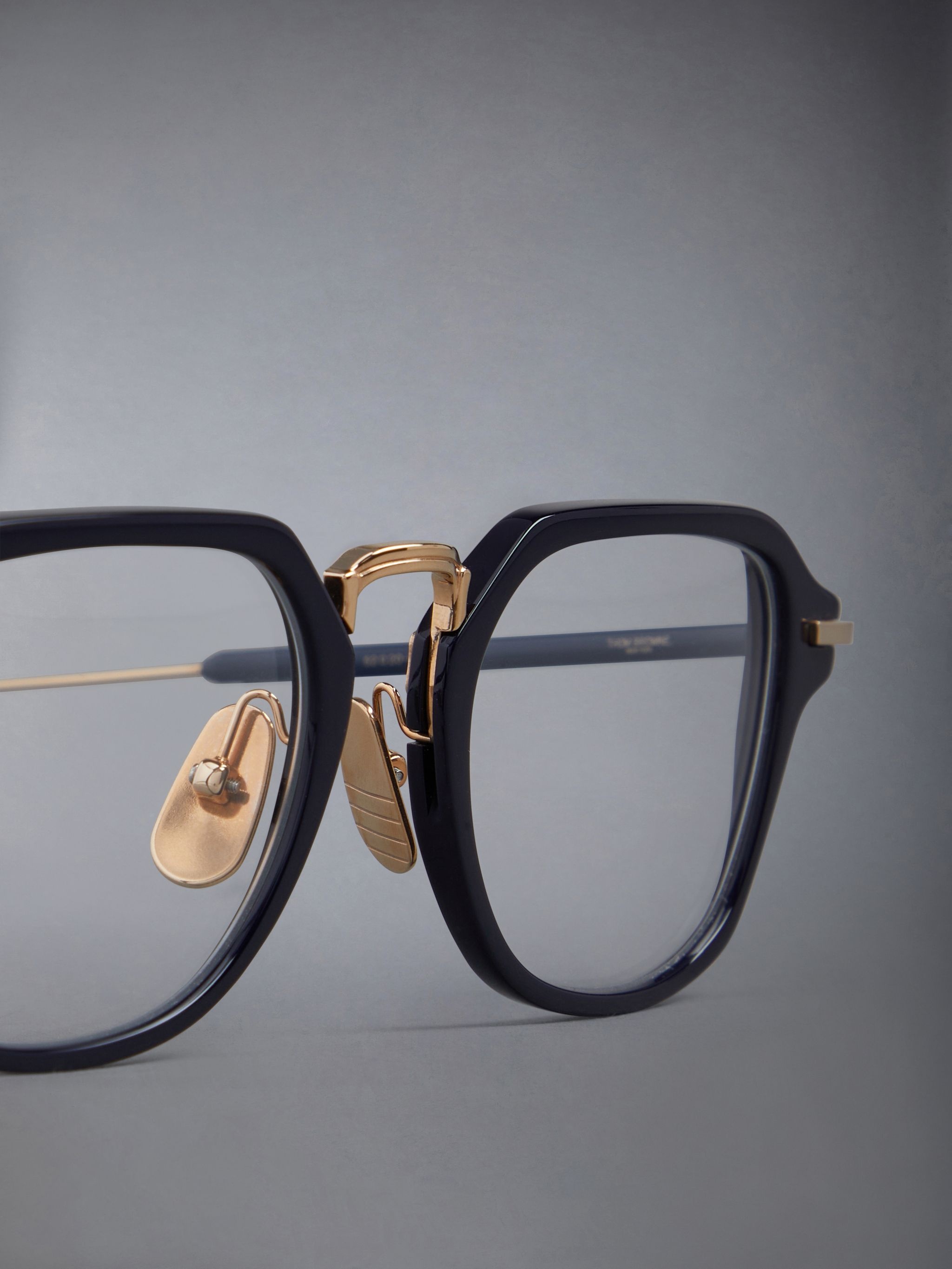 Acetate And Titanium Rectangular Eyeglasses - 5
