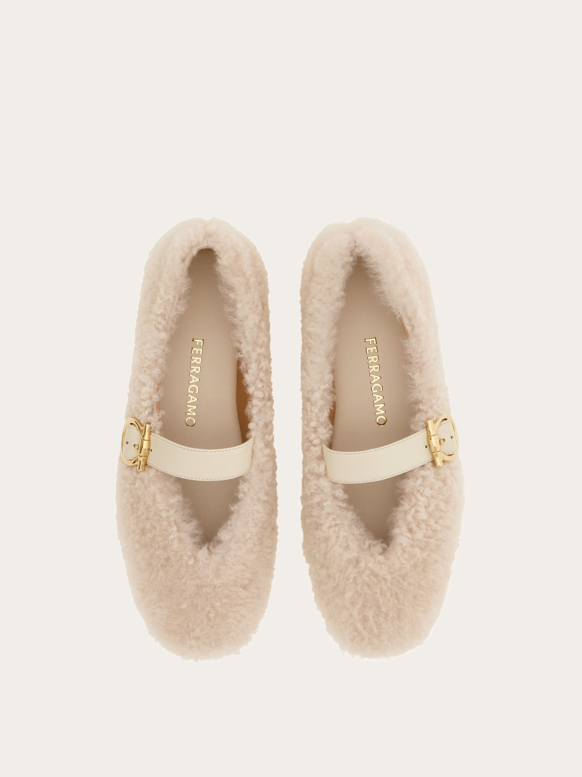 Shearling ballet flat - 3