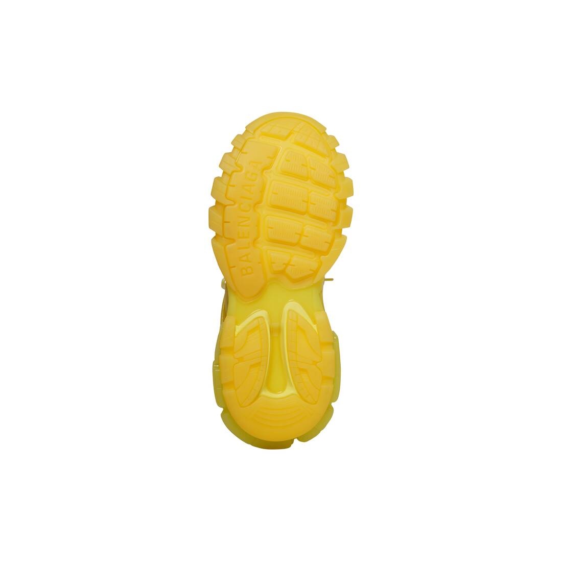 Men's Track Sneaker Clear Sole  in Yellow - 7
