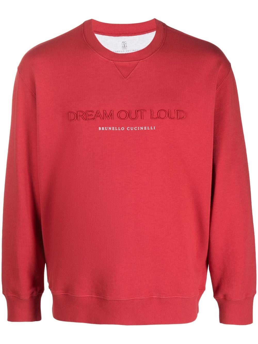 logo-print round-neck sweatshirt - 1
