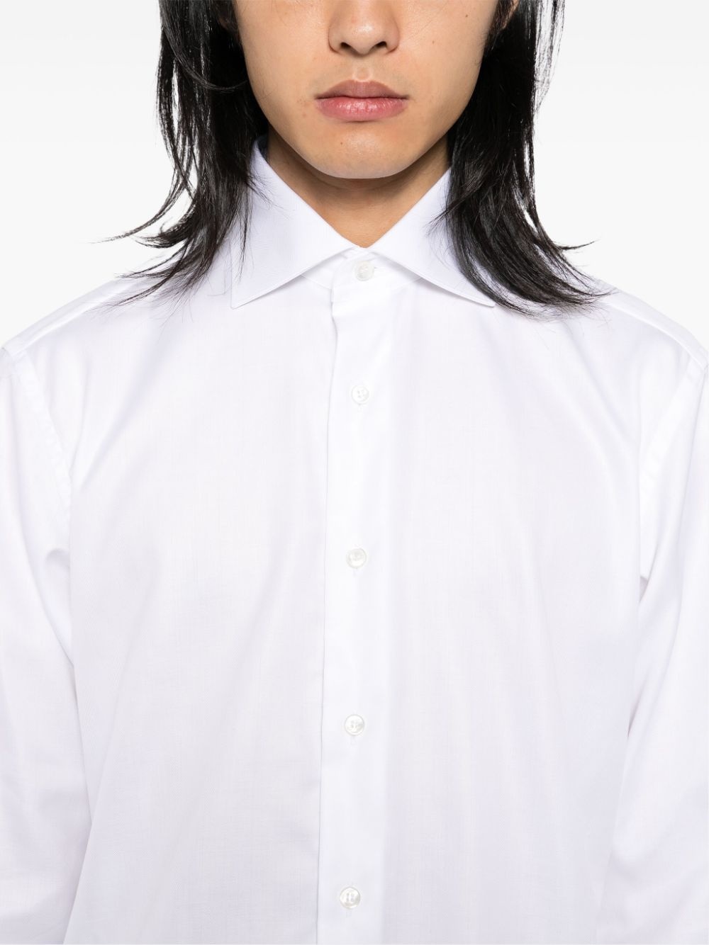 SPREAD COLLAR SHIRT - 5