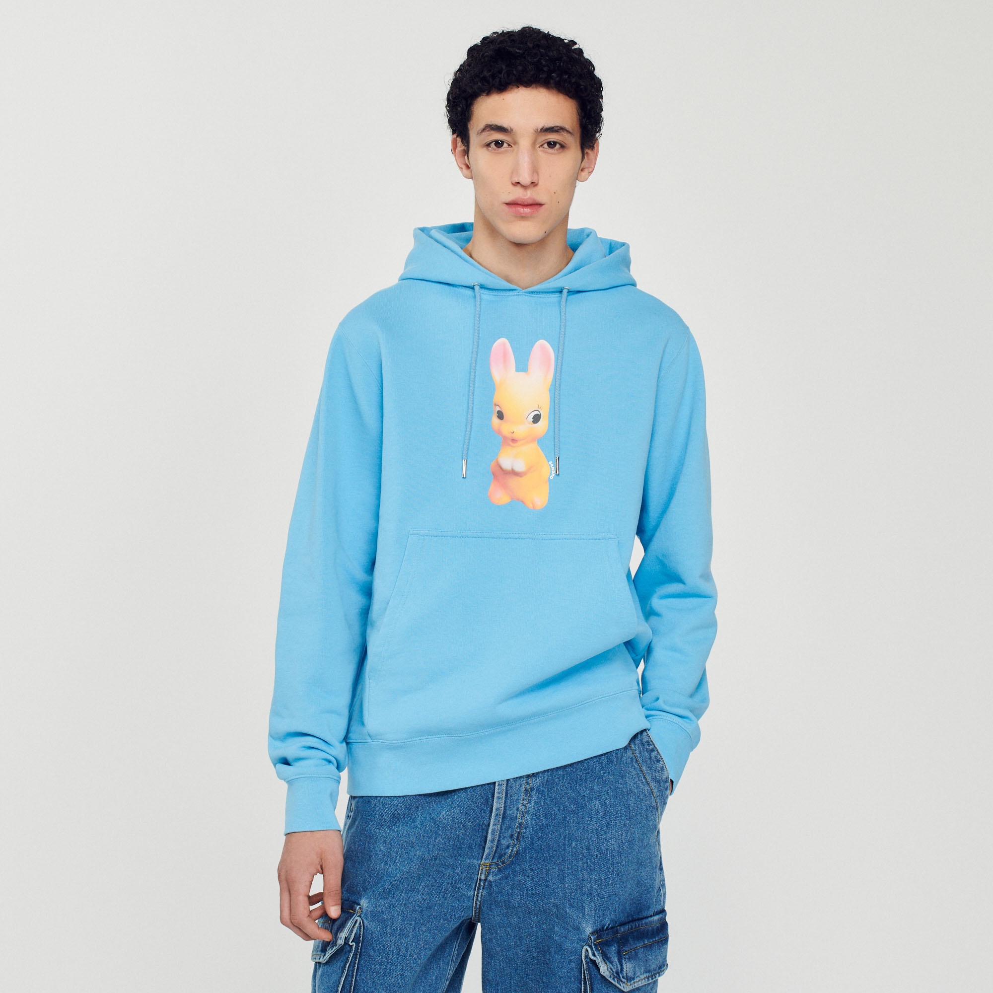 Rabbit print hoodie - 5