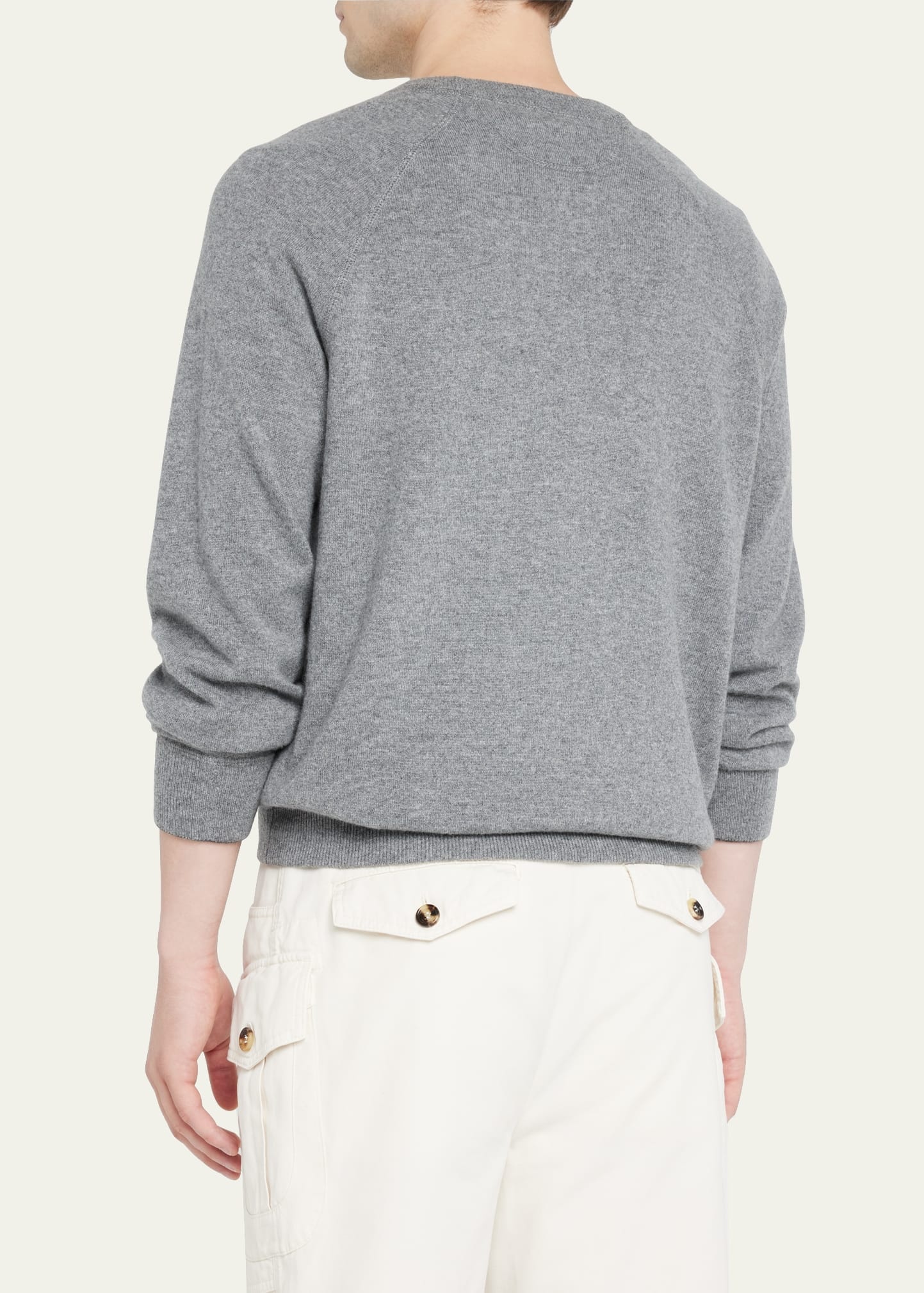 Men's Cashmere Crewneck Sweater - 3