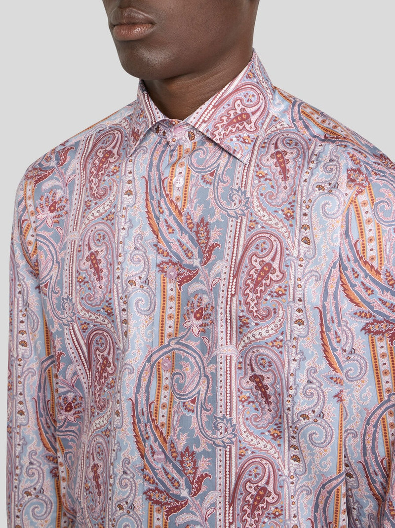 Etro PAISLEY COTTON SATIN SHIRT outlook