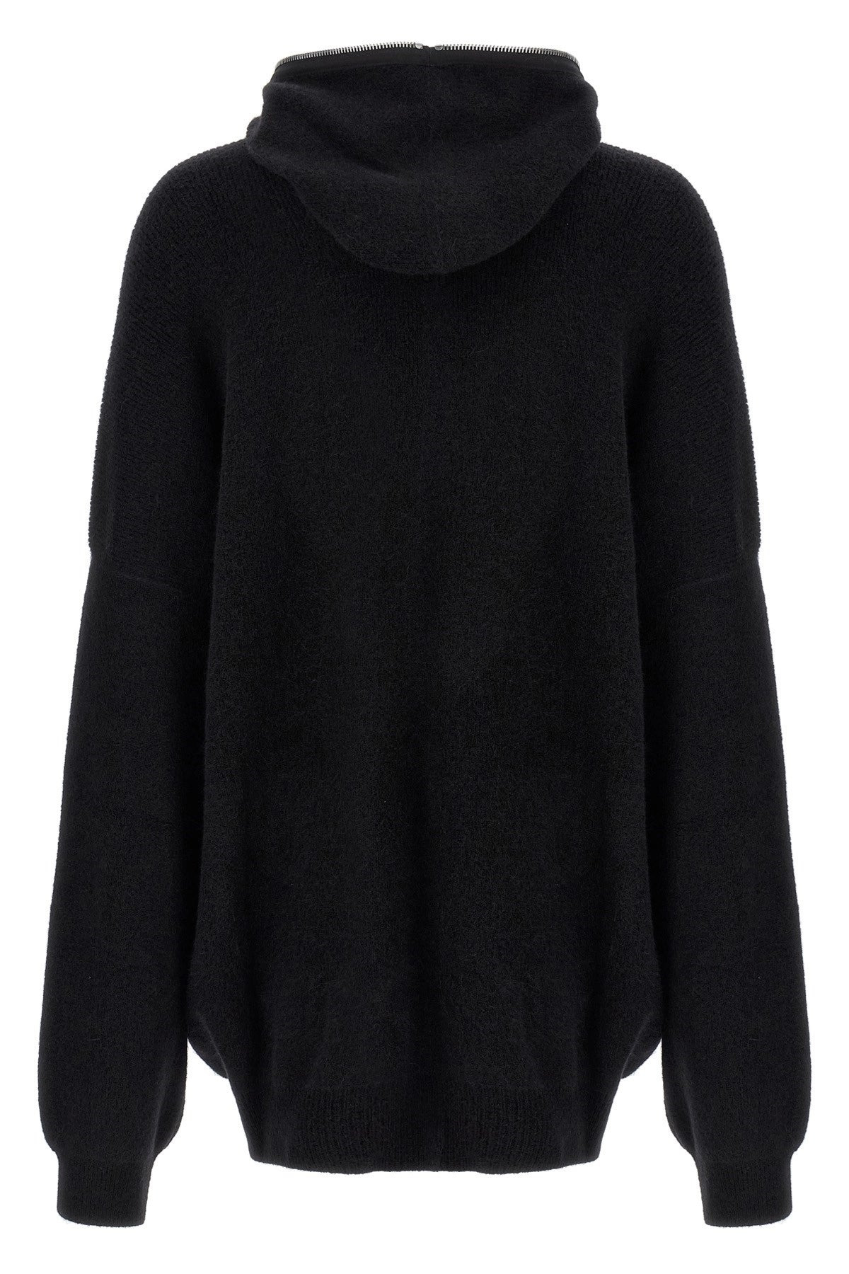 Rick Owens Men Hooded Wool Cardigan - 2