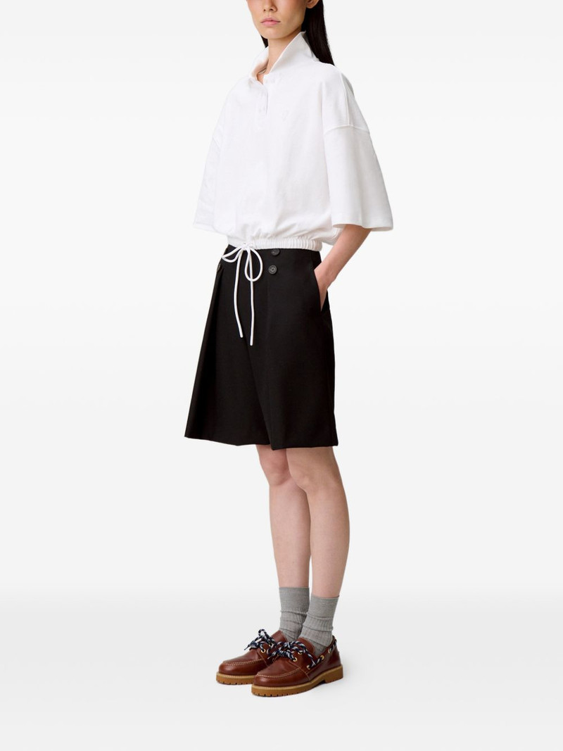 drawstring-hem shirt 3